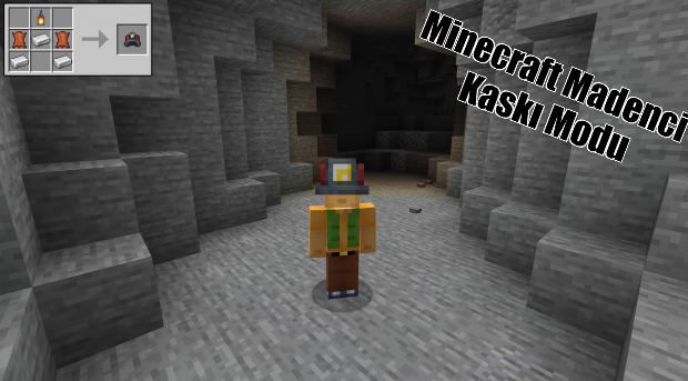 Minecraft Madenci Kaskı Modu