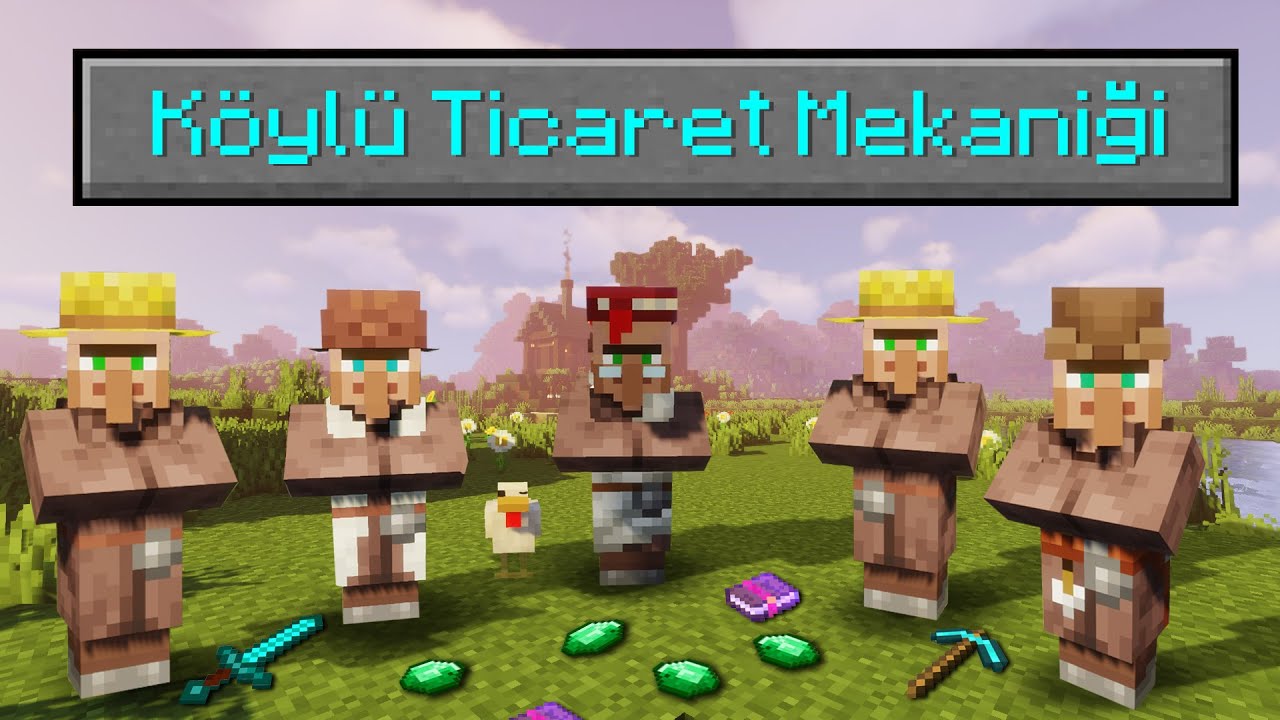 Minecraft Köylü Ticareti Kapama Skript