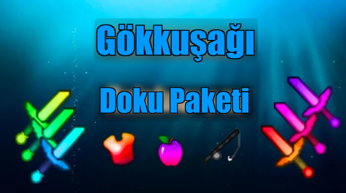 Minecraft Gökkuşağı Doku Paketi