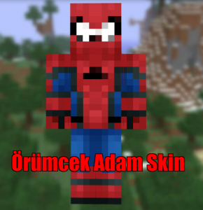 Minecraft Örümcek Adam Skini