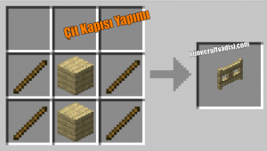 Minecraft Çit Kapısı Nasıl Yapılır?