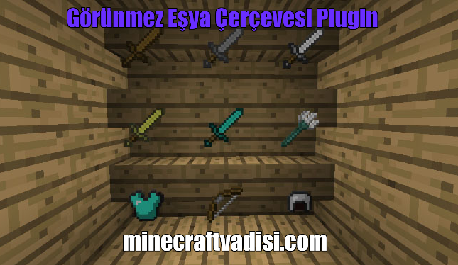 Minecraft Görünmez Eşya Çerçevesi Plugin