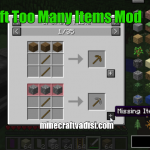 Minecraft Too Many Items Mod